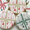 Abstract Tree Gift Wrap Cookie 4 pc Stencil Set With Masking Piece
